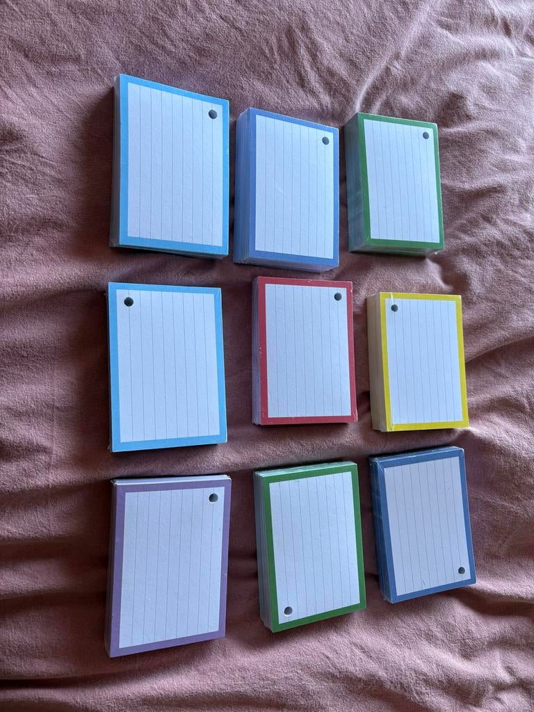 Flashcards, Diversen, Schoolbenodigdheden, Verzenden, Nieuw