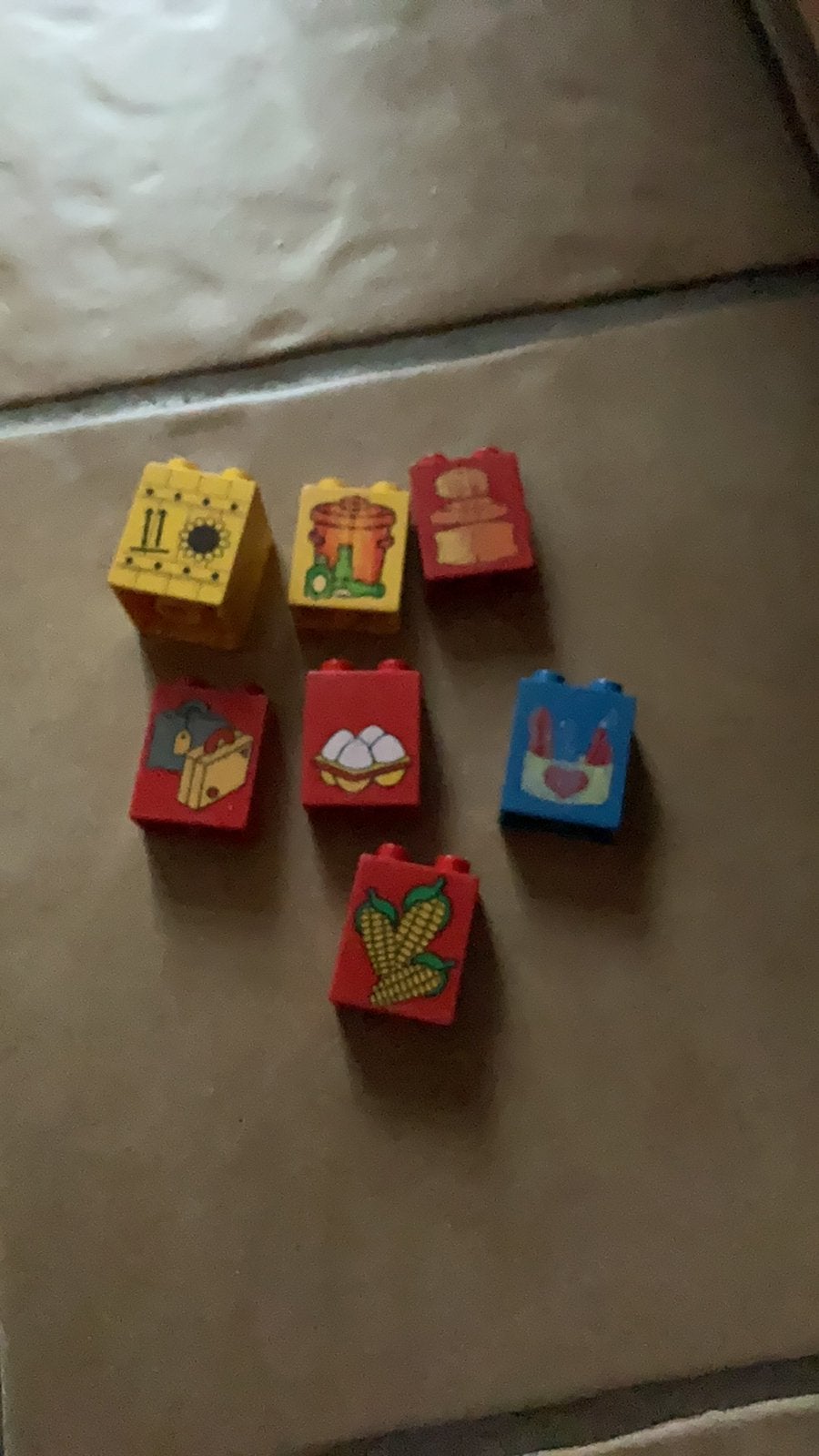 Verschillende duplo blokken met print, Gebruikt, Overige thema's, Ophalen of Verzenden, Duplo