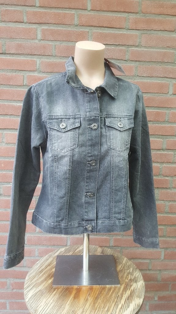 Coolzone – grey denim jack maat l, Overige kleuren, Nieuw, Ophalen of Verzenden, Jasje
