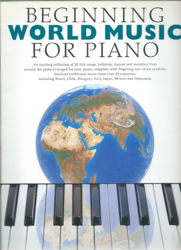 Beginning World Music for Piano, Gebruikt, Ophalen of Verzenden, Artiest of Componist, Piano