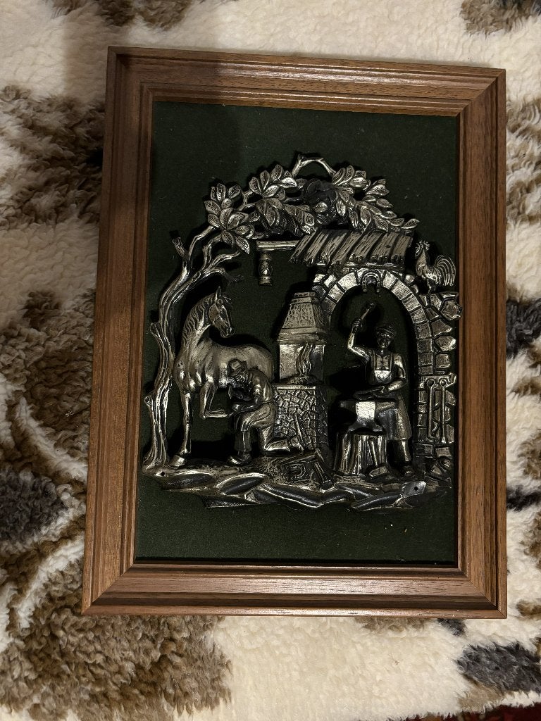 Sculptuur Hoefsmid, Ophalen of Verzenden, Zo goed als nieuw