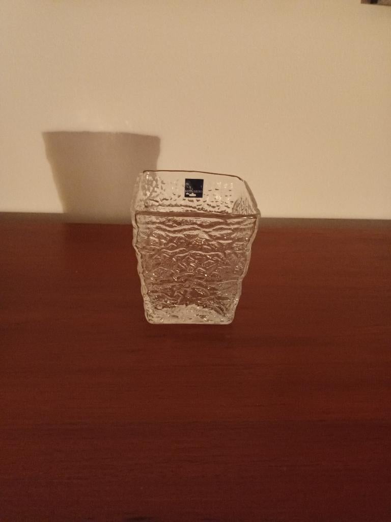 Leonardo Vaas smeltend glas effect...., Ophalen of Verzenden