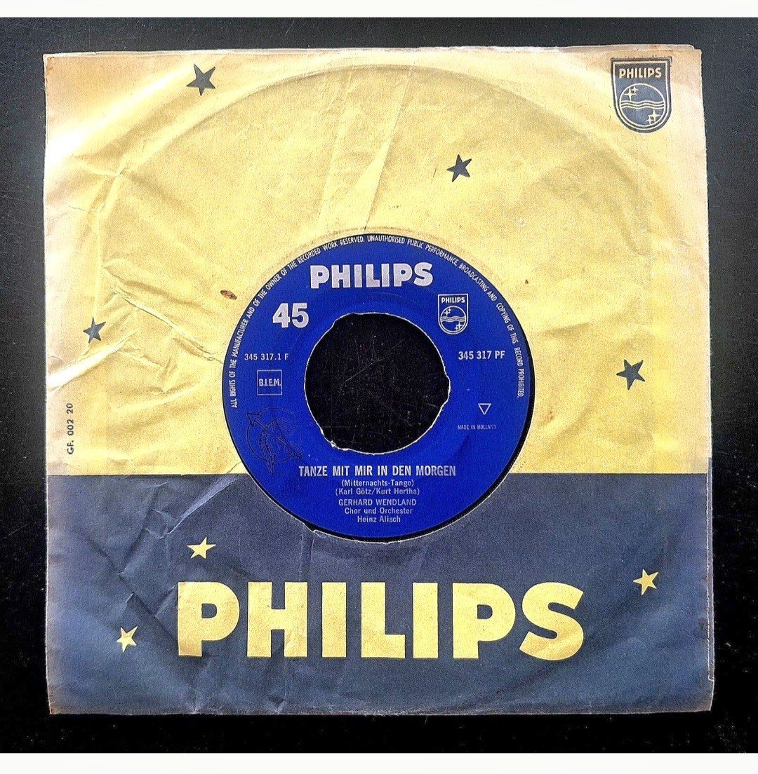 7"/SINGLE  GERHARD WENDLAND - Tanze Mit Mir In Den Morgen, Ophalen of Verzenden, Gebruikt, Pop