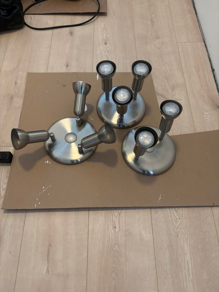 3 spots van Massive, Ophalen of Verzenden, Zo goed als nieuw, Metaal of Aluminium, Led