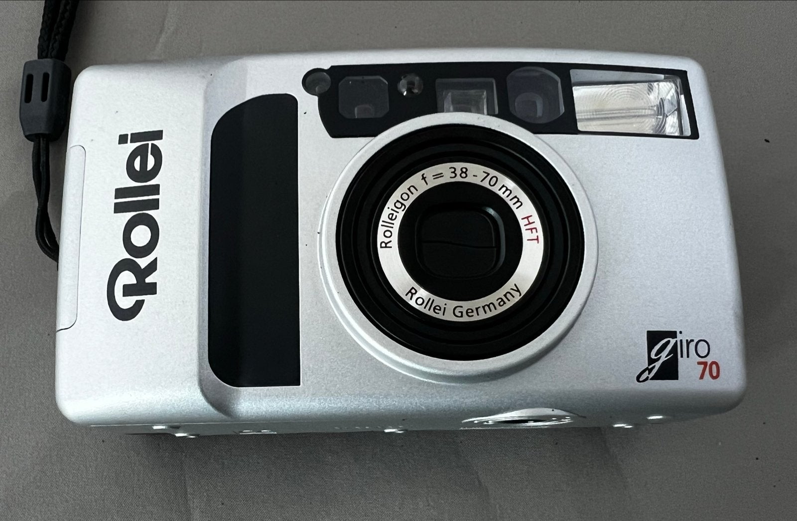 Rollei Giro 70 Compact Camera - Zilver, Ophalen of Verzenden, Zo goed als nieuw, Compact, Overige Merken
