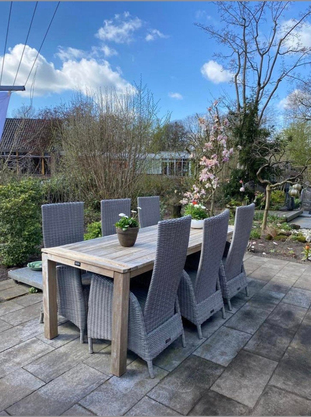 Intenso Wicker Tuinstoelen, Ophalen, Gebruikt, 6 zitplaatsen, Wicker
