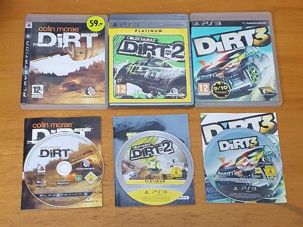 PS3 | DIRT | DIRT 2 | DIRT 3, Gebruikt, 1 speler, Racen en Vliegen, Ophalen of Verzenden