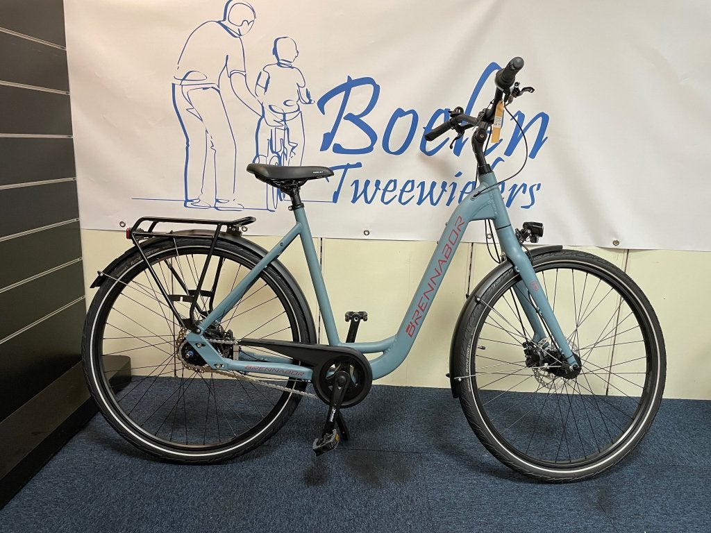 Nieuw! Brennabor Wave Trekking 28-55 8v Blauw Damesfiets, 53 tot 56 cm, Niet ingevuld, Schijfrem, Niet ingevuld