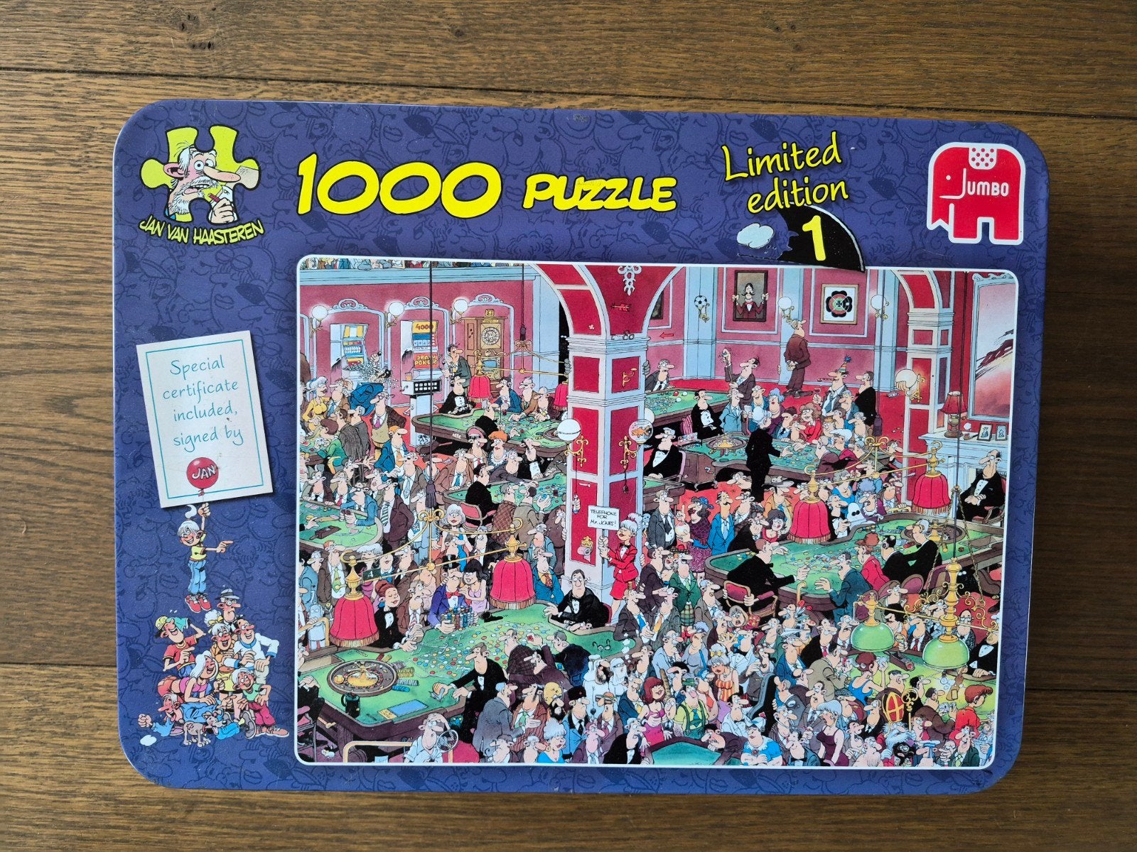 Jan van Haasteren limited editie, Ophalen, 500 t/m 1500 stukjes, Zo goed als nieuw