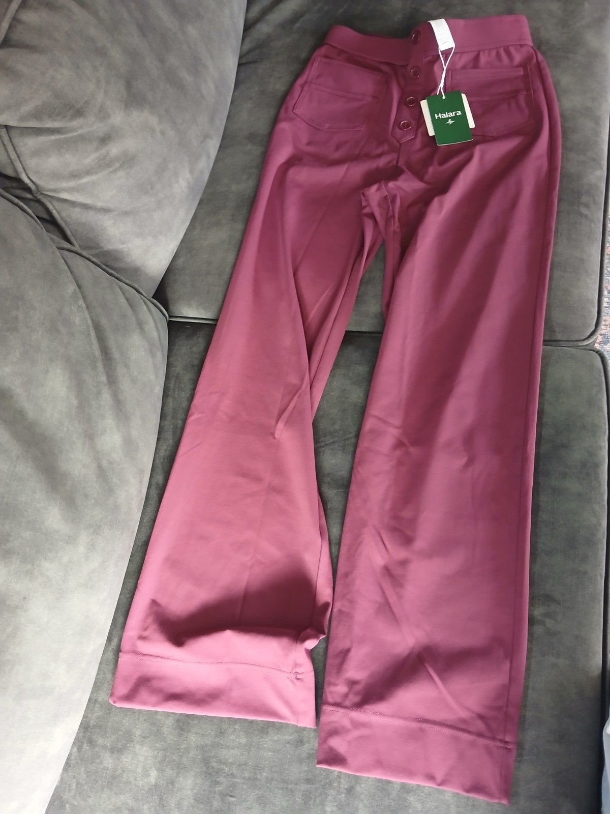 Halara flared broek maat S - Nieuw met kaartjes, Nieuw, Ophalen of Verzenden, Lang, Rood