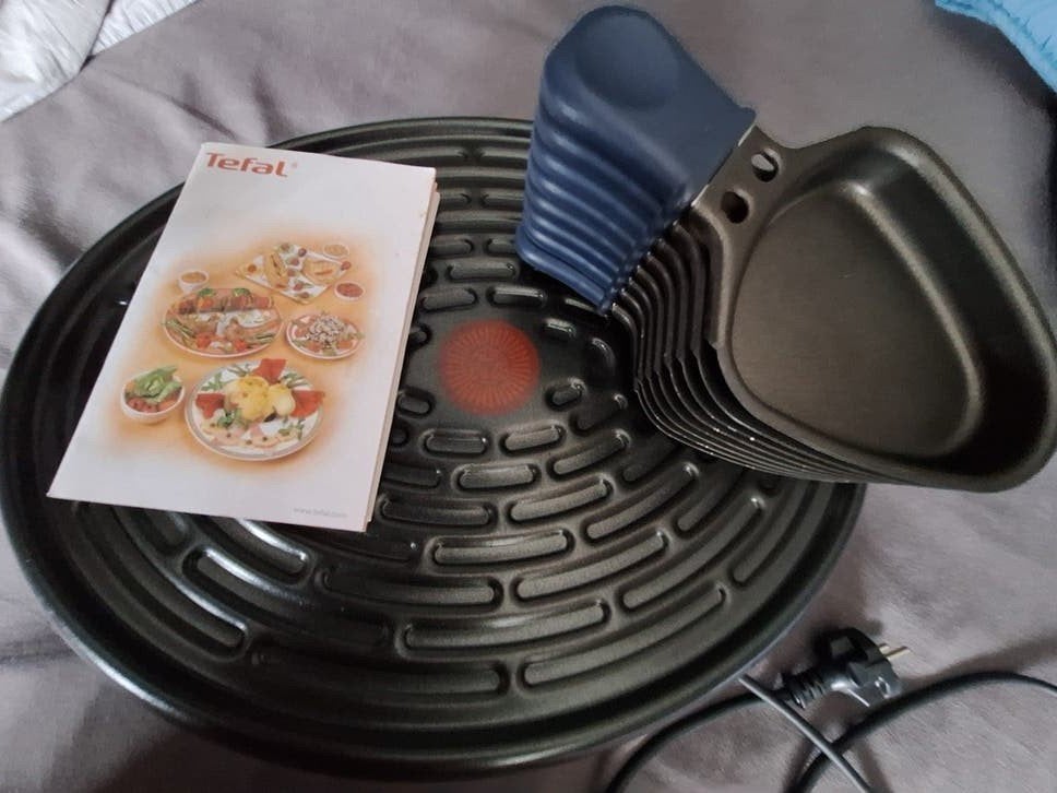 Gourmet/ raclette stel, Ophalen, Zo goed als nieuw, 8 personen of meer