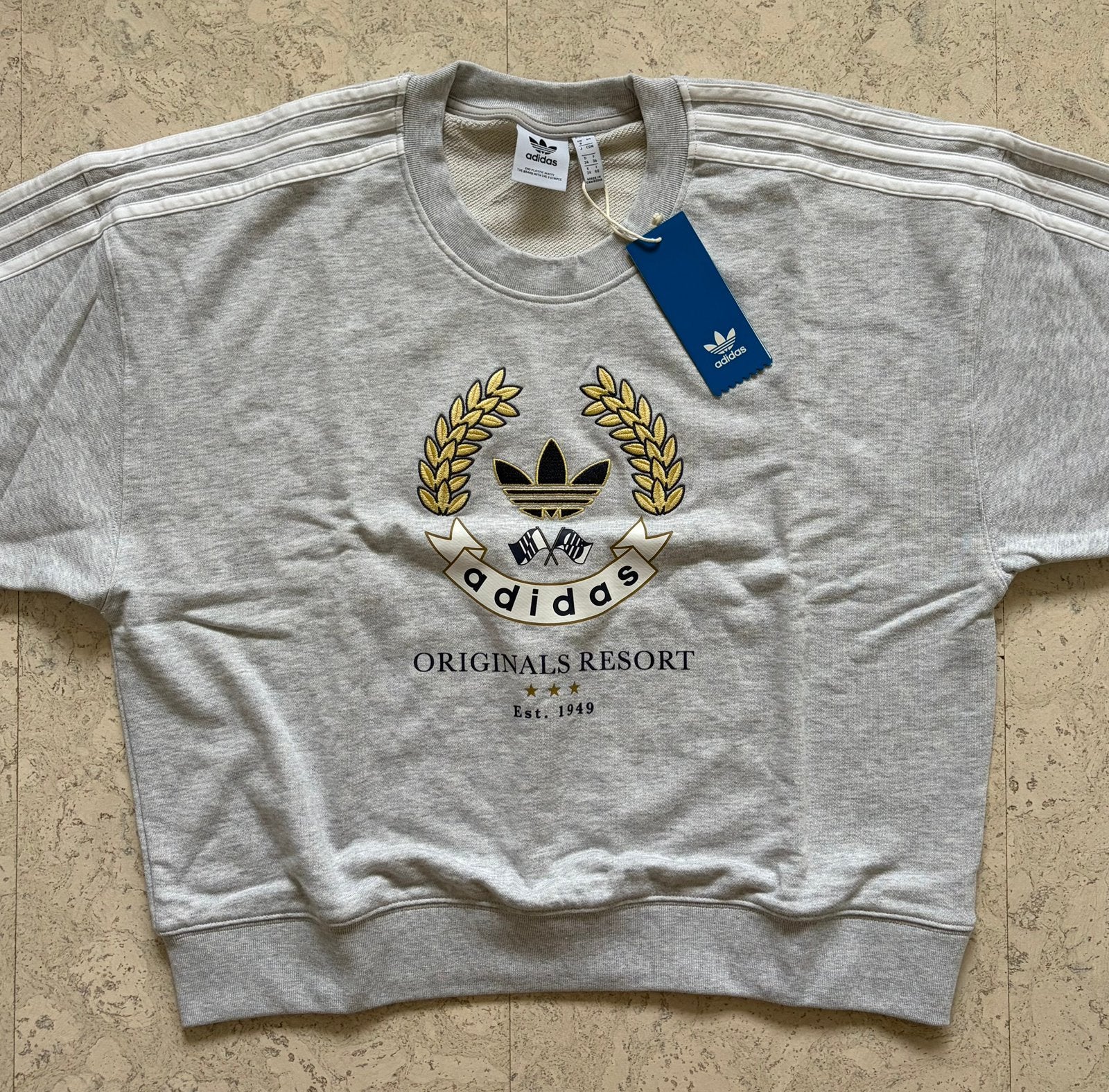 Adidas Graphic sweater maat 34!, Ophalen of Verzenden, Nieuw, Maat 34 (XS) of kleiner, Grijs