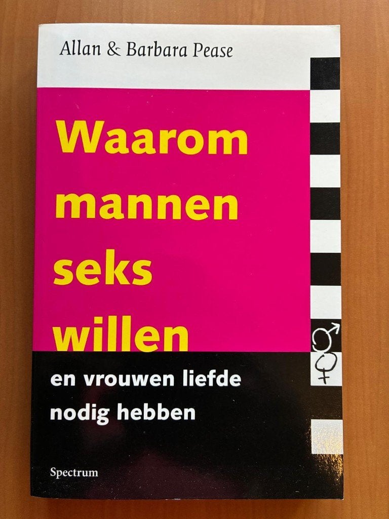 Waarom mannen seks willen en vrouwen liefde nodig hebben, Sociale psychologie, Allan & Barbara Pease, Ophalen of Verzenden, Zo goed als nieuw