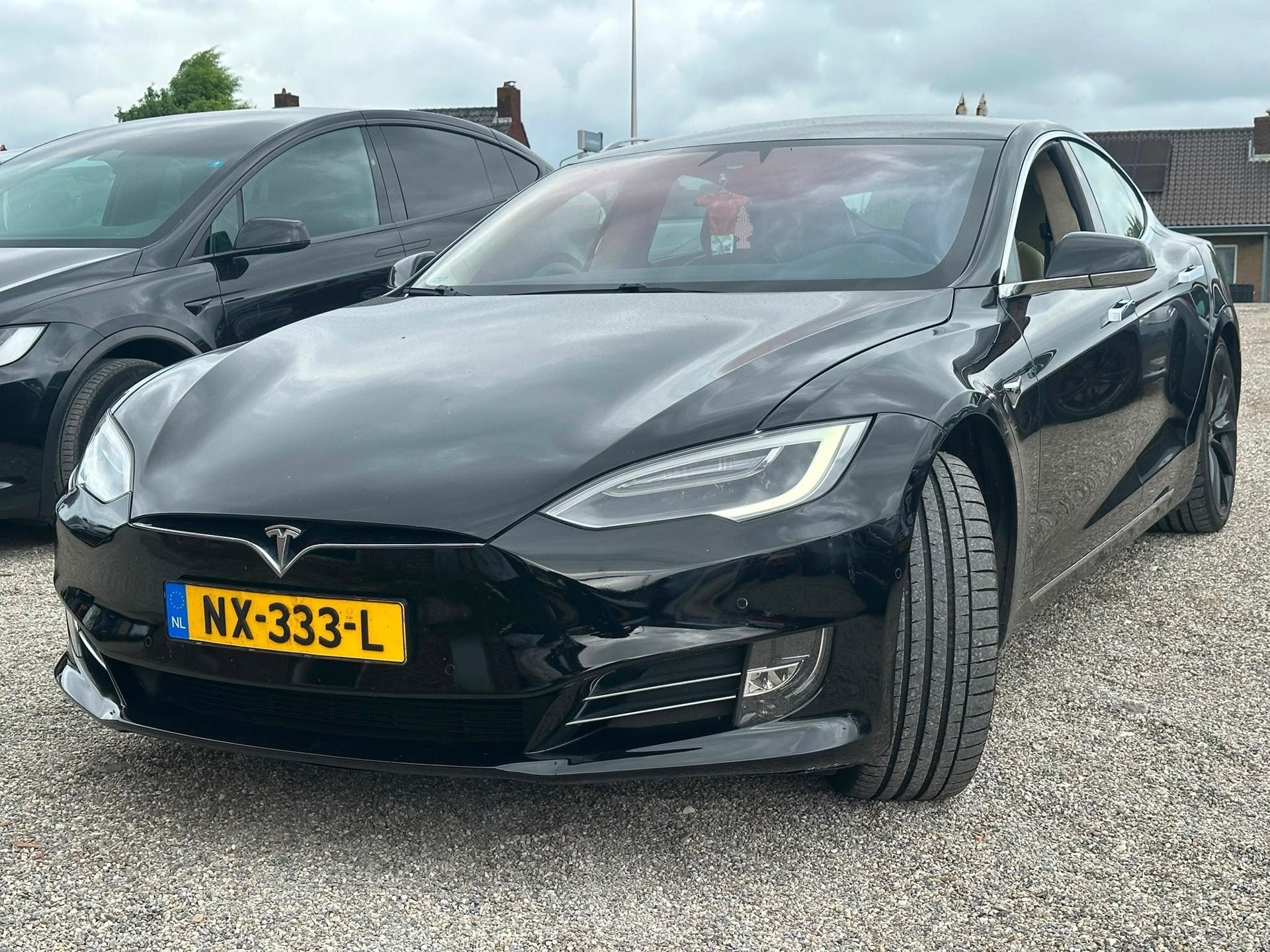 Tesla Model S 100D 1e Eig Enhanced Autopilot Zeer Nette auto, Auto's, Tesla, Gebruikt, Beige, 110 €/maand, Model S