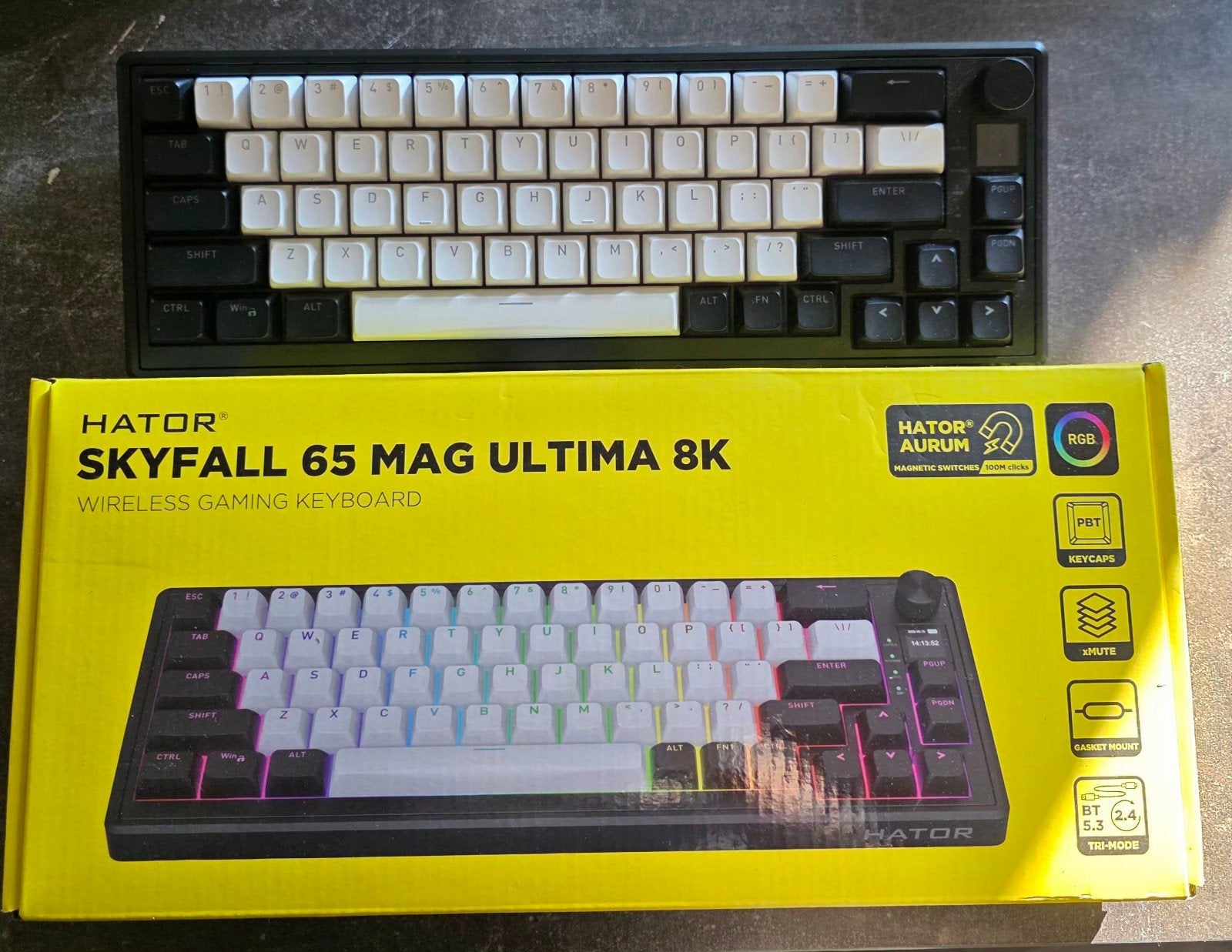 Hator Skyfall 65 Mag Ultima 8K Toetsenbord - Zo goed als nie, Computers en Software, Toetsenborden, Ophalen of Verzenden