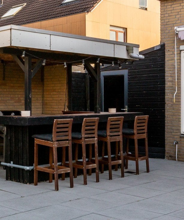 IKEA Applaro hardhout barkrukken met kussentjes, Ophalen, Gebruikt, Hout