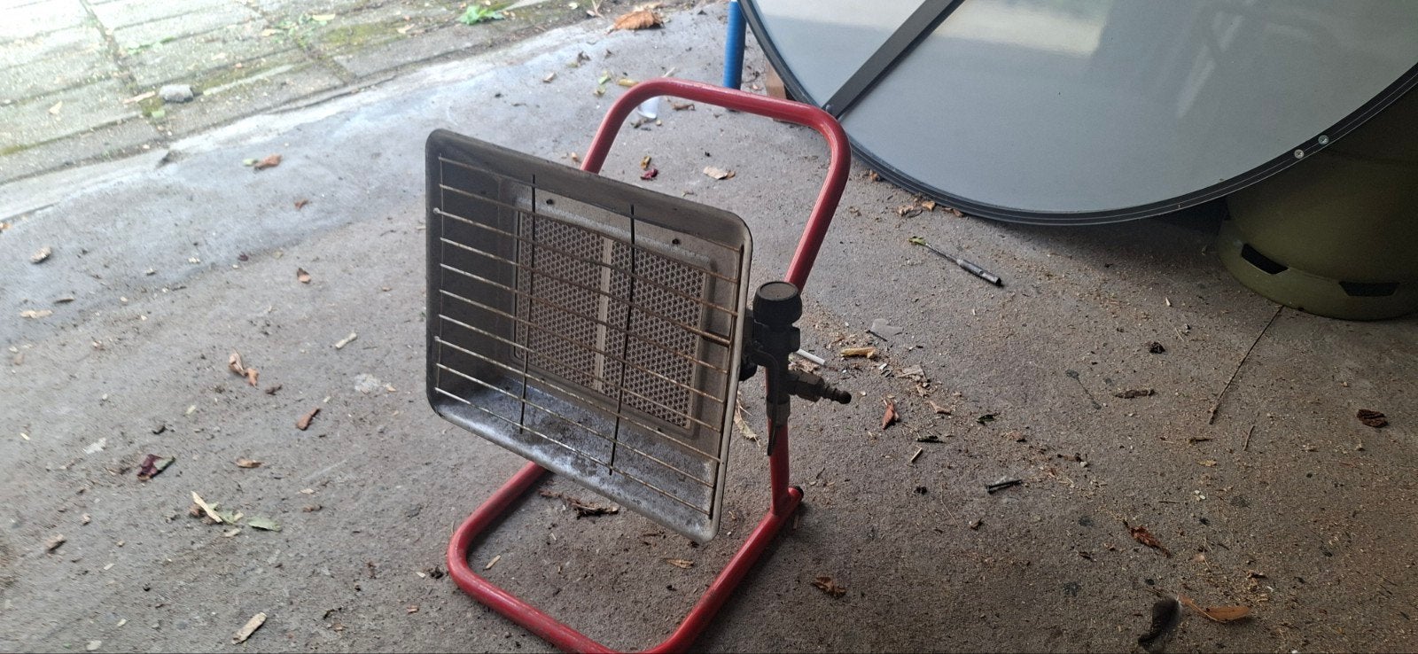 Heater op gas, Tuin en Terras, Ophalen, Gebruikt, Gas, Vloer