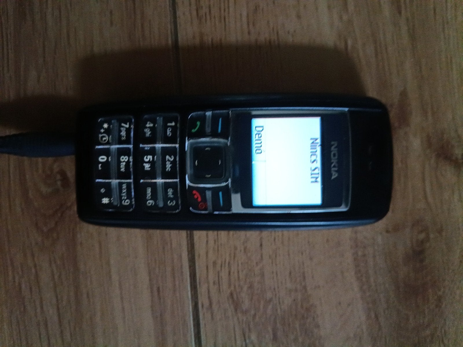 Nokia 1600 T-Mobile (HU) met simlock en oplader, Gebruikt, Geen camera, Zwart, Fysiek toetsenbord