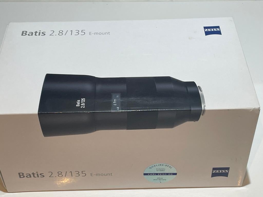 Zeiss Batis 135mm F2.8 primelens, Sony E mount, Ophalen of Verzenden, Gebruikt, Telelens