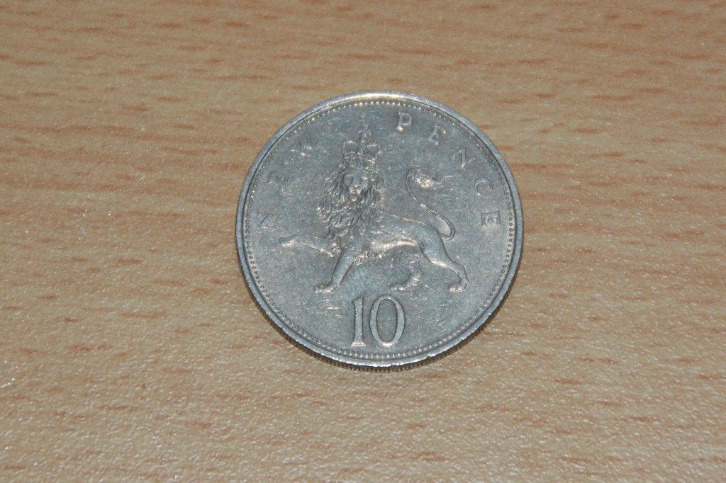 10 New Pence munt 1968 UK Engeland, Verzenden, Overige landen