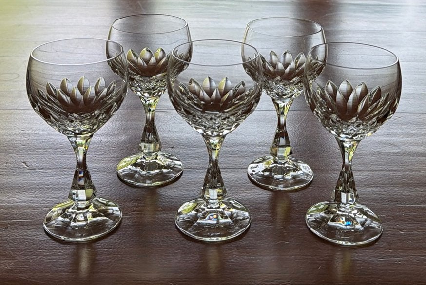 5 Schott Zwiesel Volterra wijnglazen, Ophalen of Verzenden, Zo goed als nieuw, Overige typen