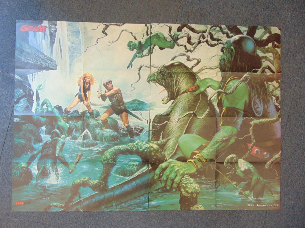Storm poster; 98x70cm; 1978; uit de Eppo, Gelezen, Ophalen of Verzenden, Don Lawrence, Meerdere stripboeken