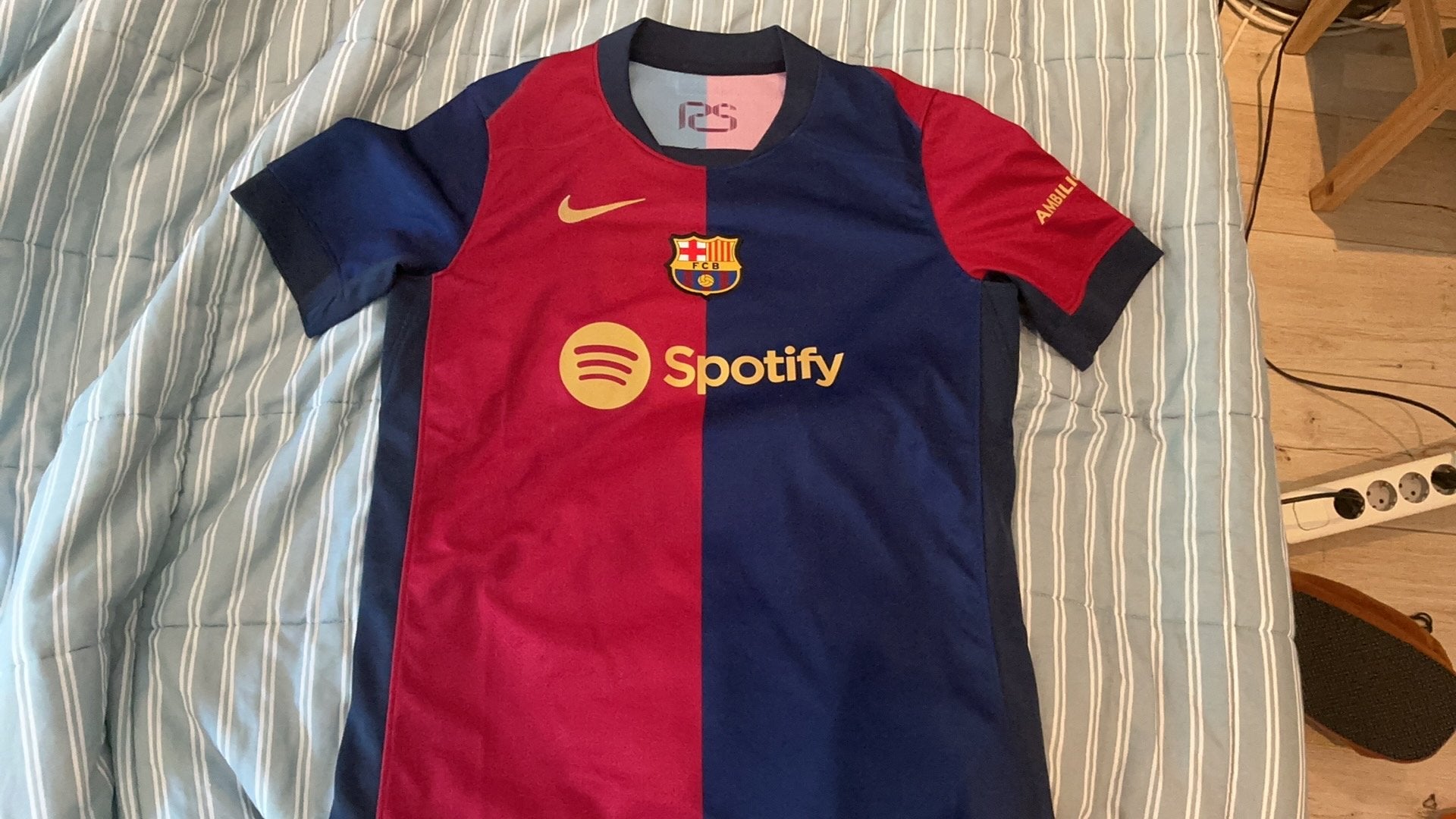 Fc barcelona shirt kinderen, Maat XS of kleiner, Ophalen, Zo goed als nieuw, Shirt