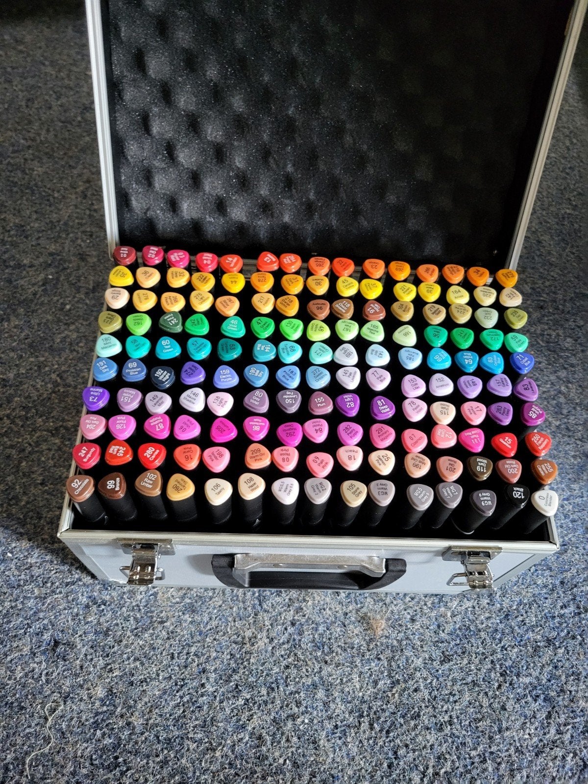 twinmarkers decotime 150 incl koffer, Ophalen of Verzenden, Zo goed als nieuw, Overige typen