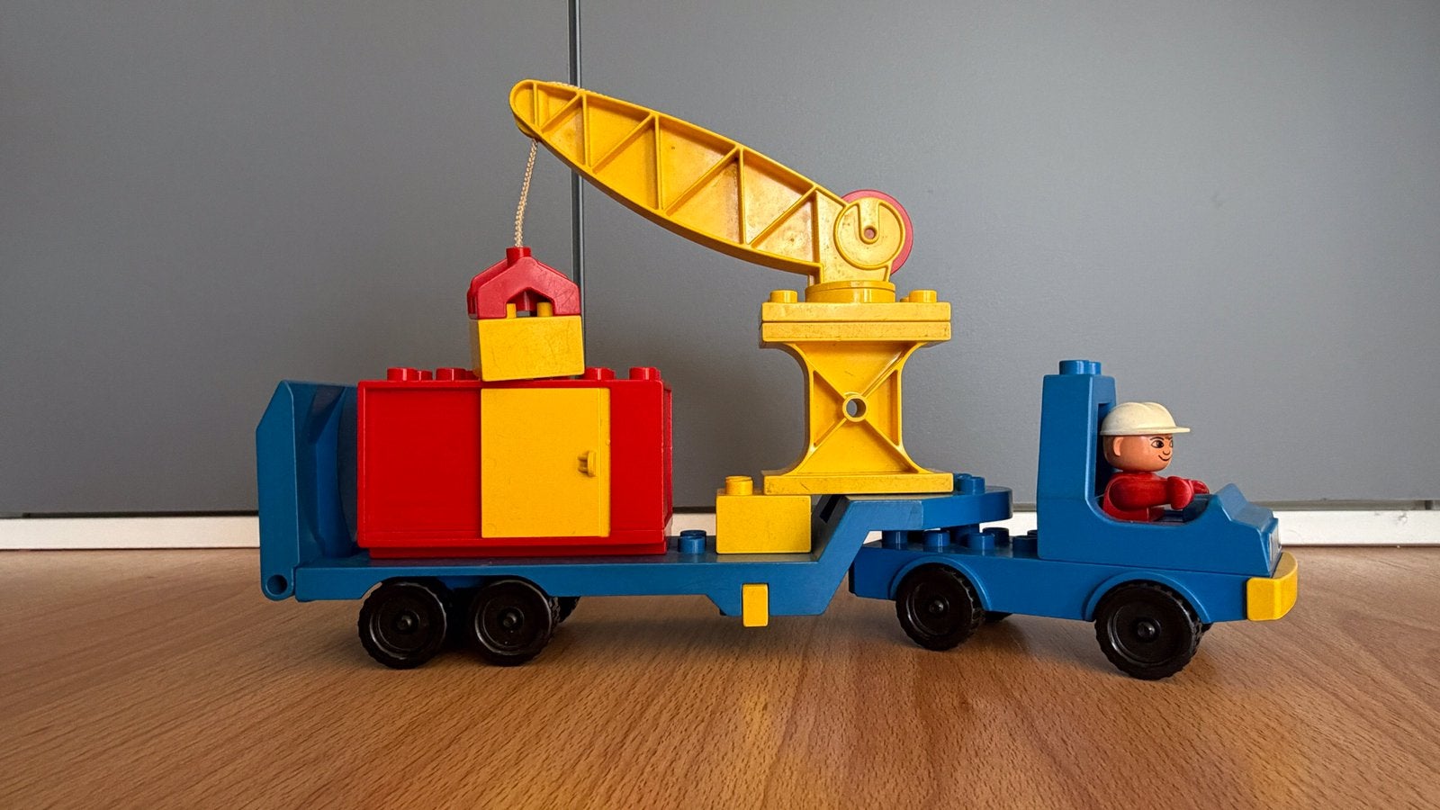 Vintage Duplo vrachtwagen, Kinderen en Baby's, Ophalen of Verzenden, Zo goed als nieuw, Duplo