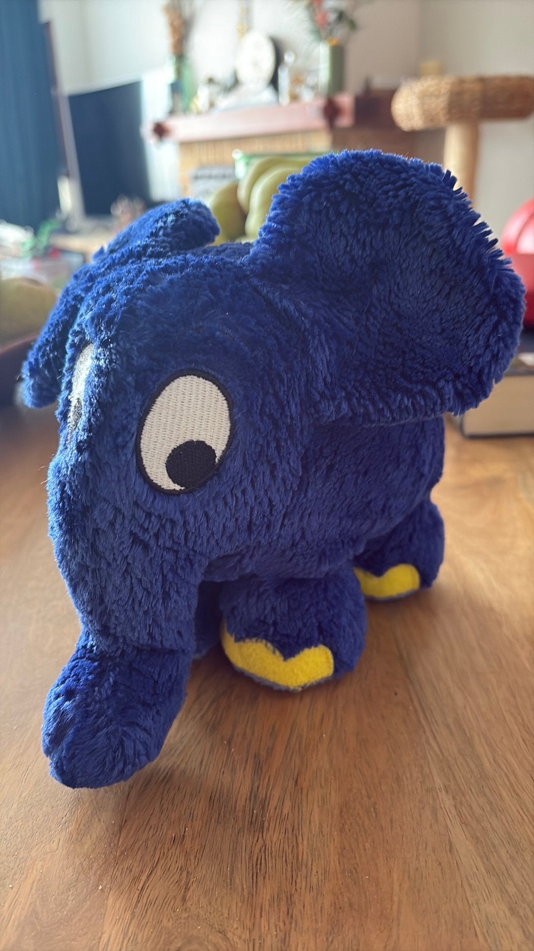 Der Maus olifant knuffel, Ophalen of Verzenden, Gebruikt, Blauw, Olifant