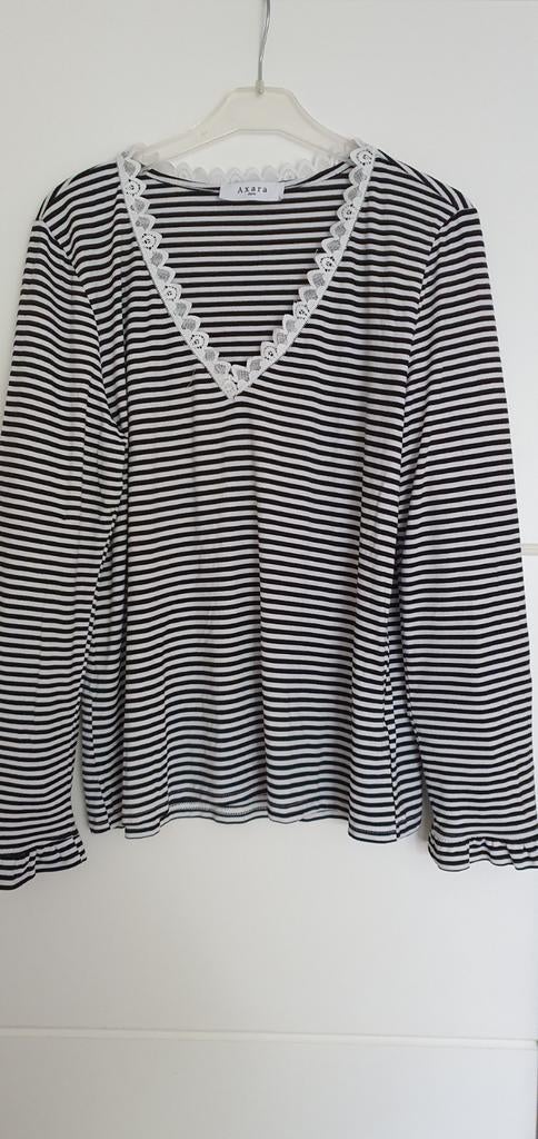 GLOEDNIEUW SHIRT/ LONGSLEEVE VAN AXARA PARIS MAAT L., Kleding | Dames, T-shirts, Ophalen of Verzenden, Nieuw, Lange mouw
