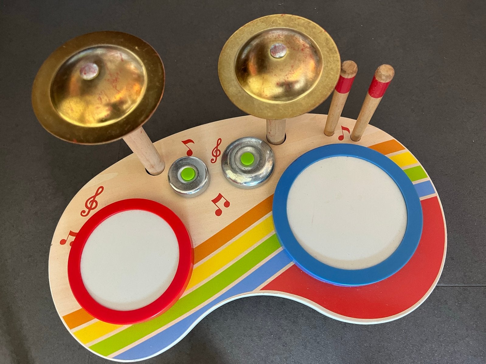 Houten Muziekinstrument voor Kinderen - Drums en Bekkens, Ophalen, Zo goed als nieuw, Overige typen