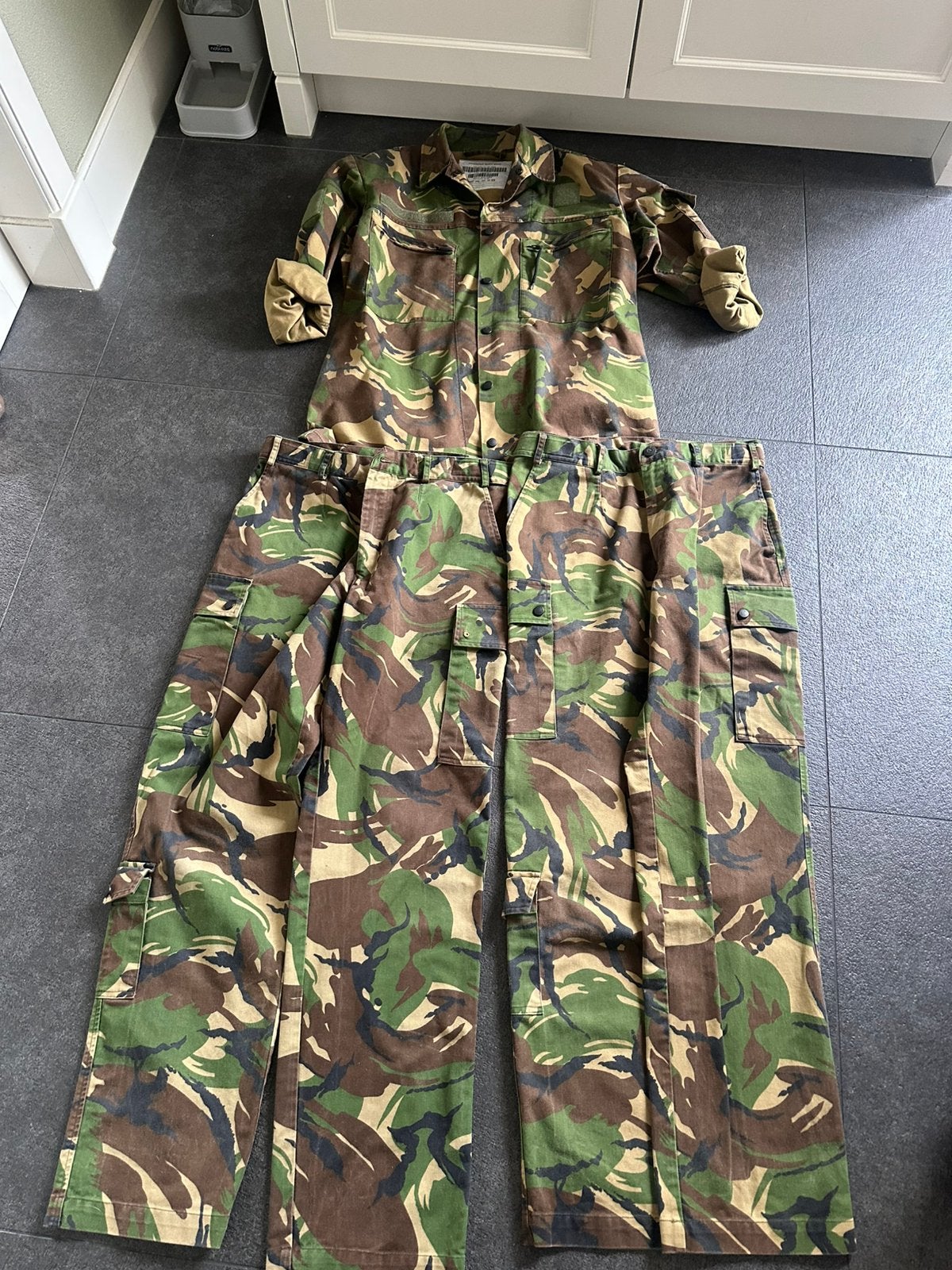 Militair uniform camouflage - Feuchter GmbH, Ophalen of Verzenden, Gedragen, Overige maten, Groen