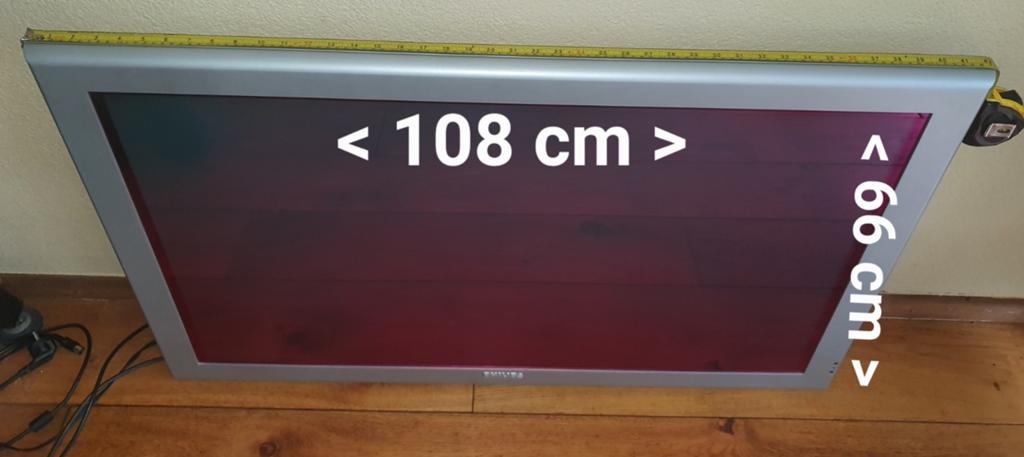 Philips TV/monitor 108 cm breed, 66 cm hoog / 43 inch, Ophalen, Philips, Gebruikt, 50 Hz
