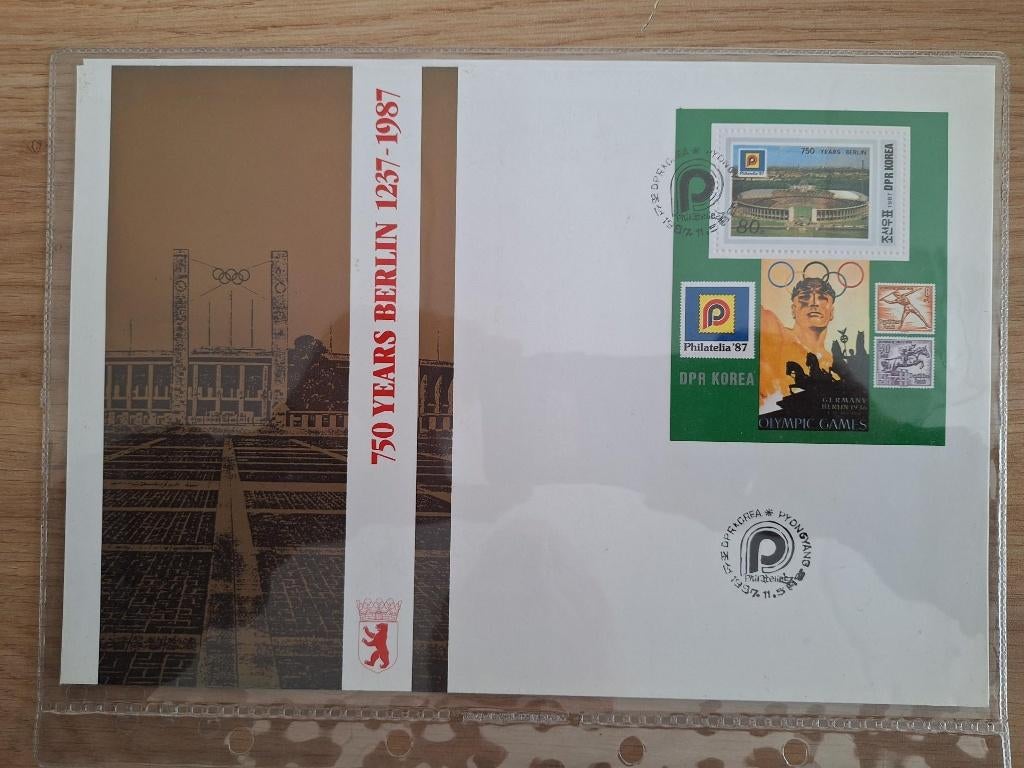 Berlijn Berlin FDC 750 jaar - 3 Zeldzaam, Ophalen of Verzenden, BRD