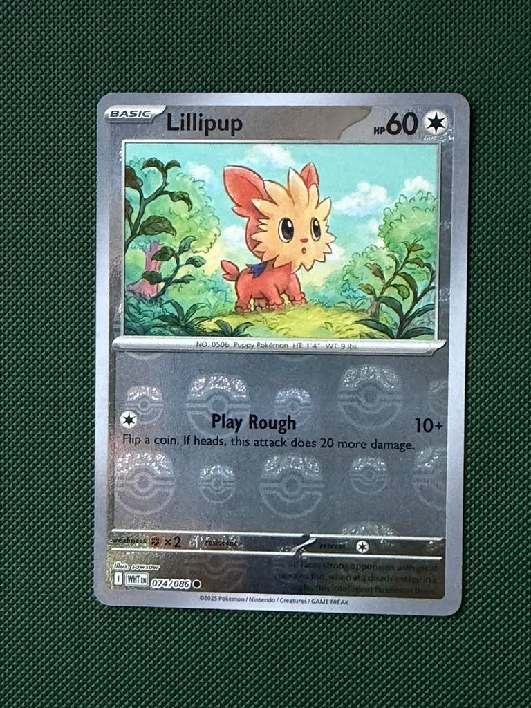 Lilipup Master Ball (074/085) White Flare, Ophalen of Verzenden, Zo goed als nieuw