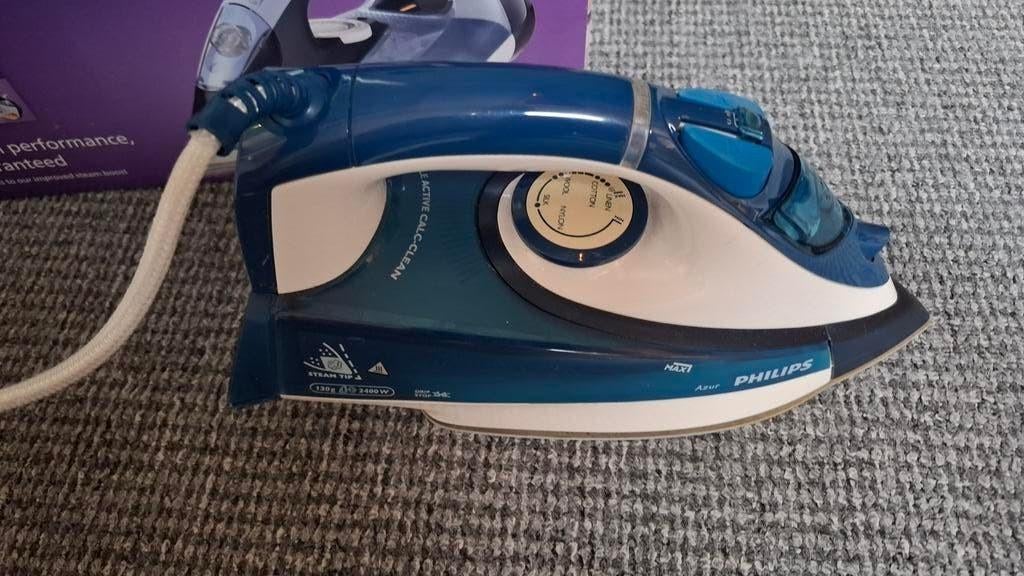 Philips AZUR stoomstrijkijzer, Ophalen of Verzenden, Gebruikt