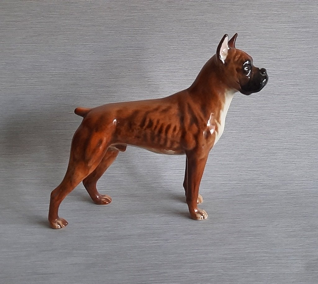022a-Prachtig mooi puntje gaaf beeldje, Goebel boxer., Antiek en Kunst, Ophalen of Verzenden