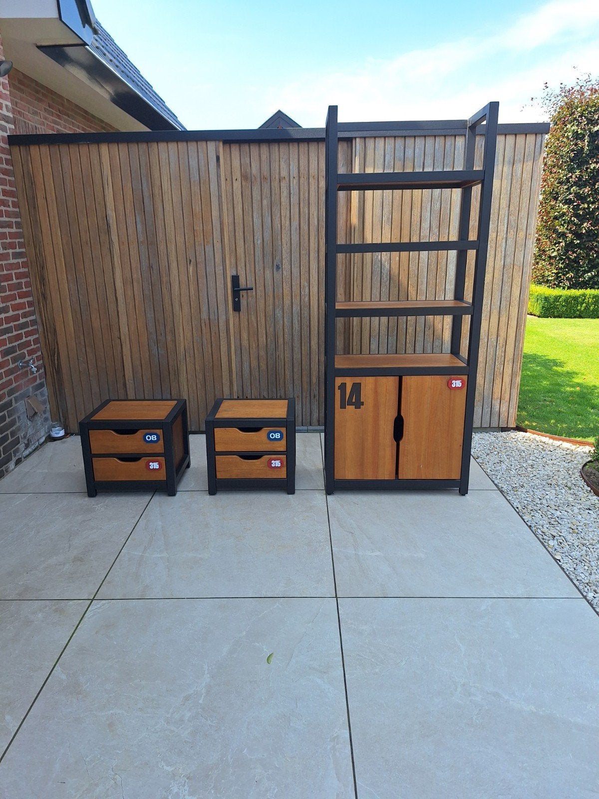Vipack kast en 2 nachtkastjes voor jongenskamer, Ophalen, Kast, 105 cm of meer, Zo goed als nieuw