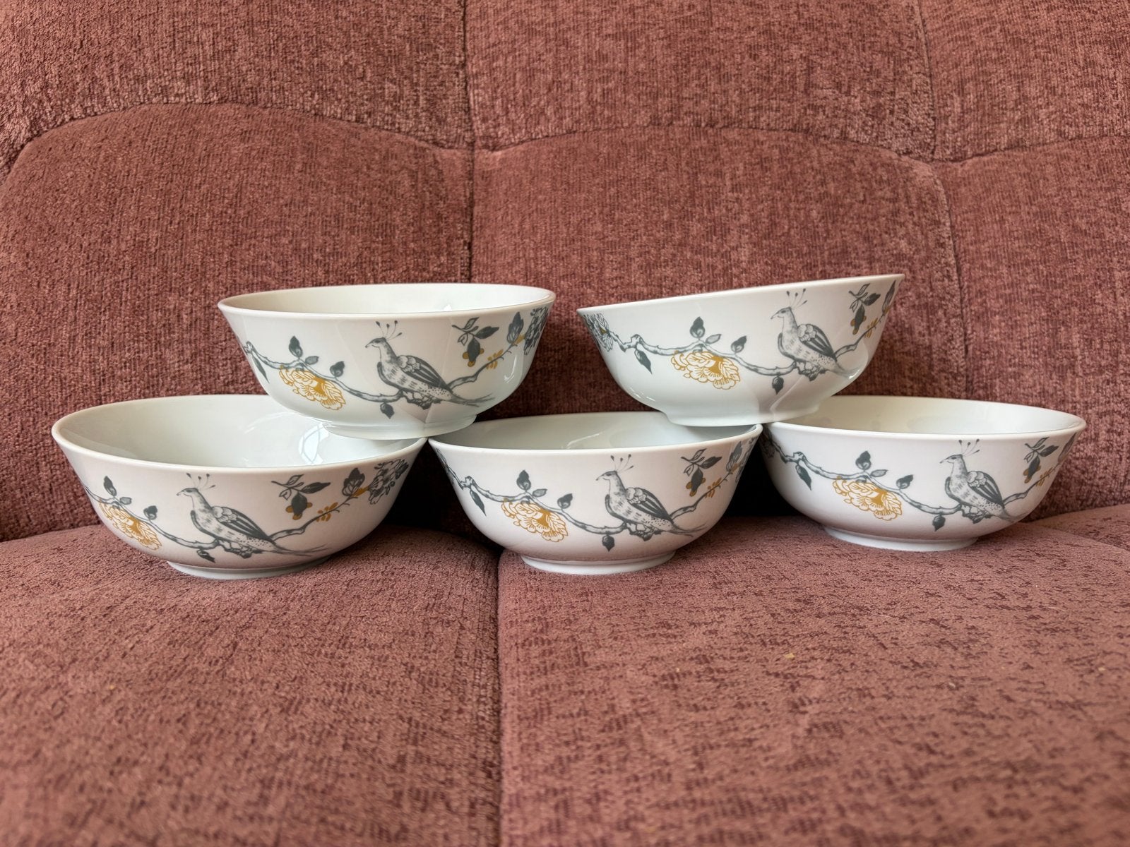 5 Vivo (Villeroy & Boch) limited edition kommen, Vivo, Ophalen of Verzenden, Zo goed als nieuw, Kom(men)