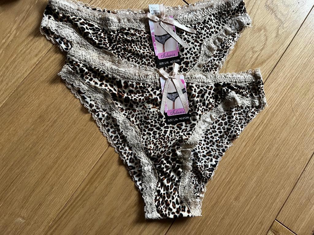 Set nieuwe slipjes met kaartjes, M, 2 stuks, Ophalen of Verzenden, Bruin, Slip