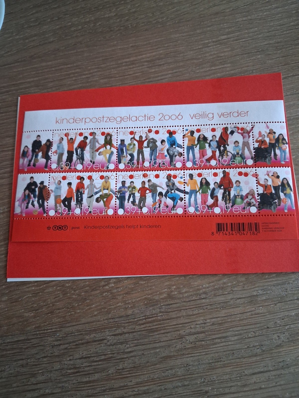 6 kinderpostzegels 2006, Verzenden, Na 1940, Postfris