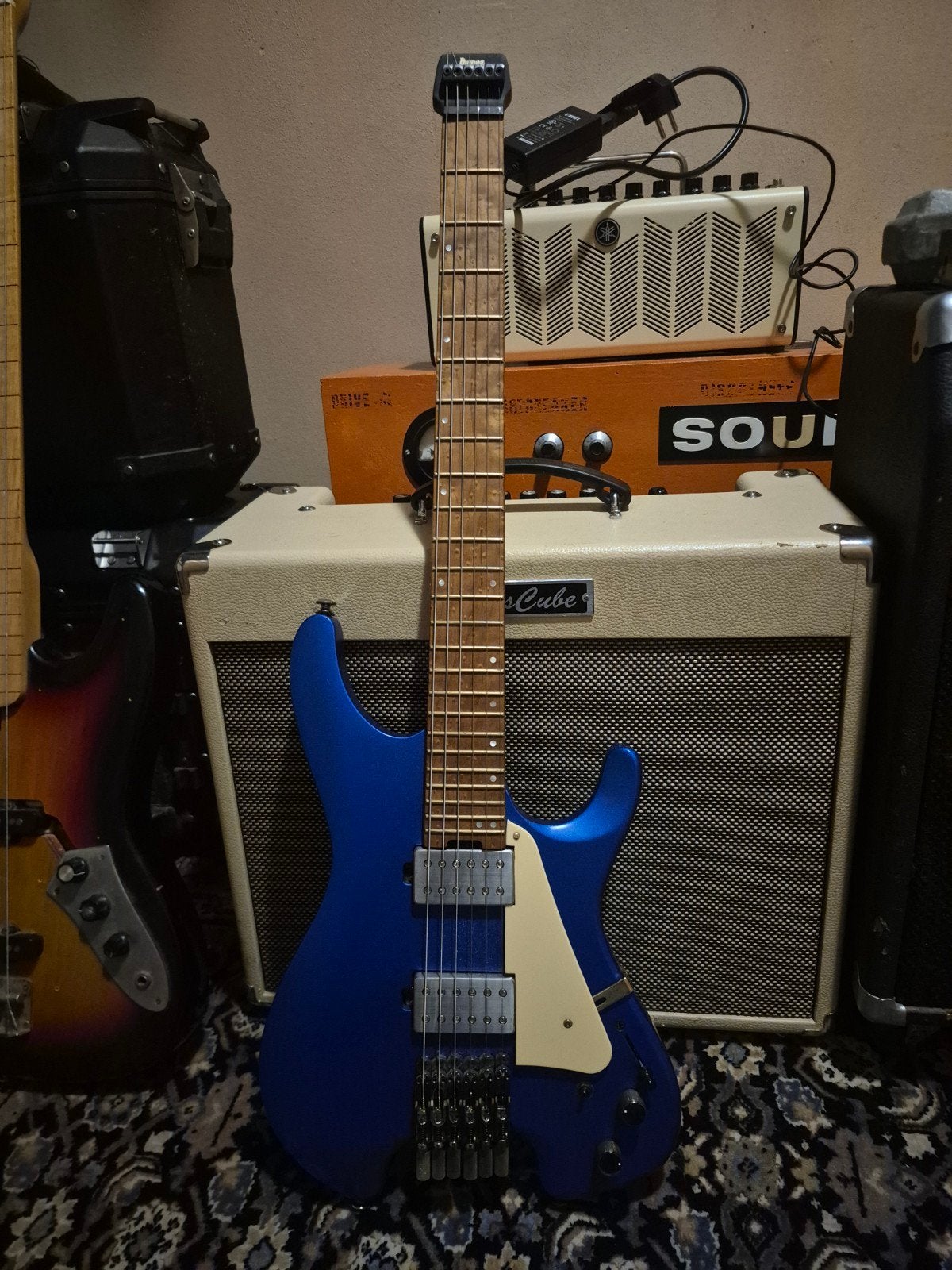 Ibanez q52 Headless elektrische gitaar, Ophalen, Solid body, Ibanez