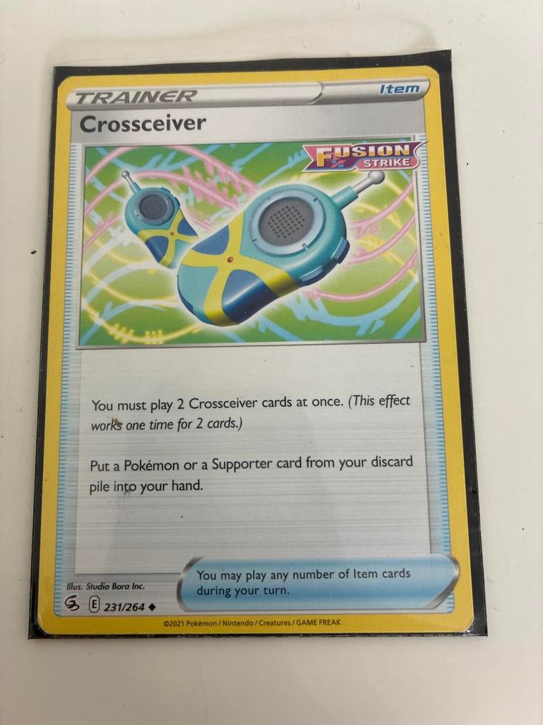 Pokémon TCG: Crossceiver Trainer Kaart (Fusion Strike), Verzenden, Zo goed als nieuw, Losse kaart