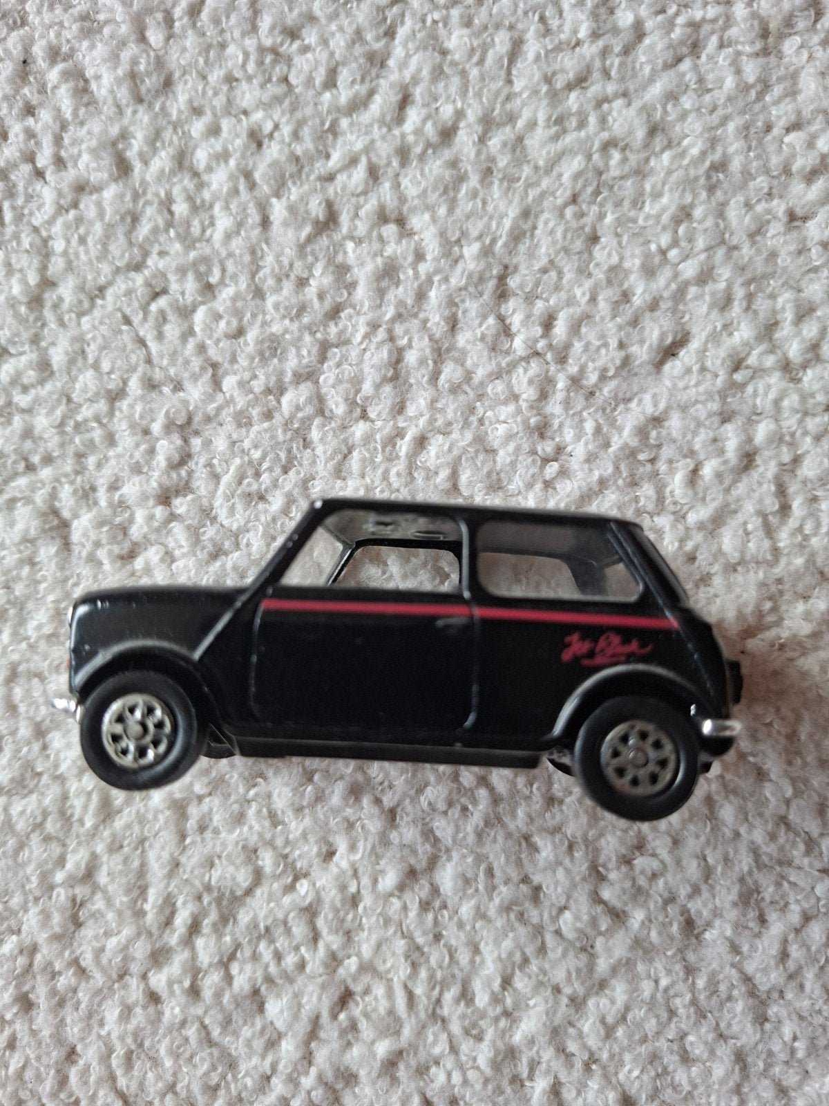 Zwarte Mini Cooper Schaal 1:43 - Jet Black Modelauto, Ophalen of Verzenden, Gebruikt, Auto, Corgi