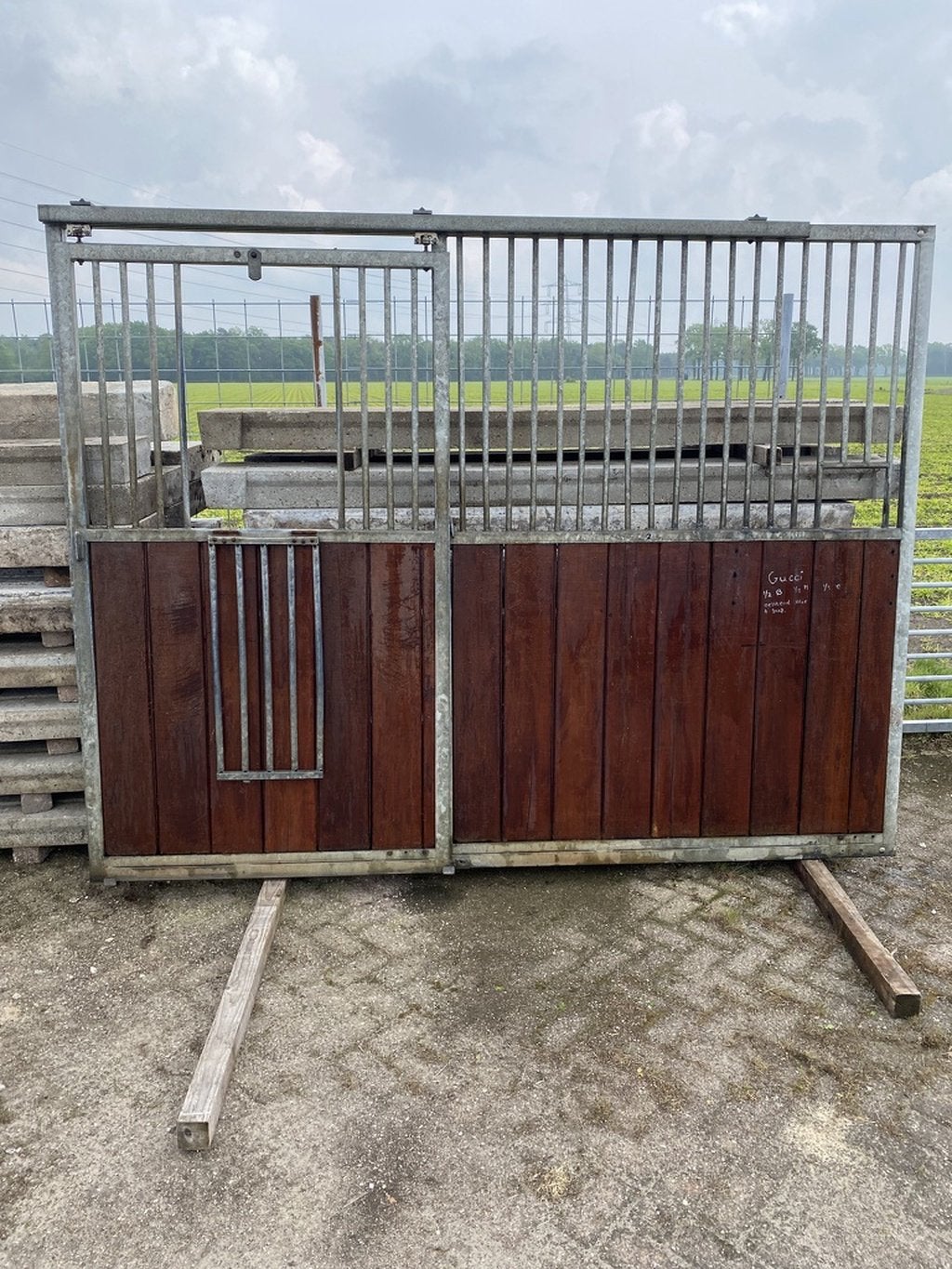 Paardenboxen voorwanden 12 stuks, Dieren en Toebehoren