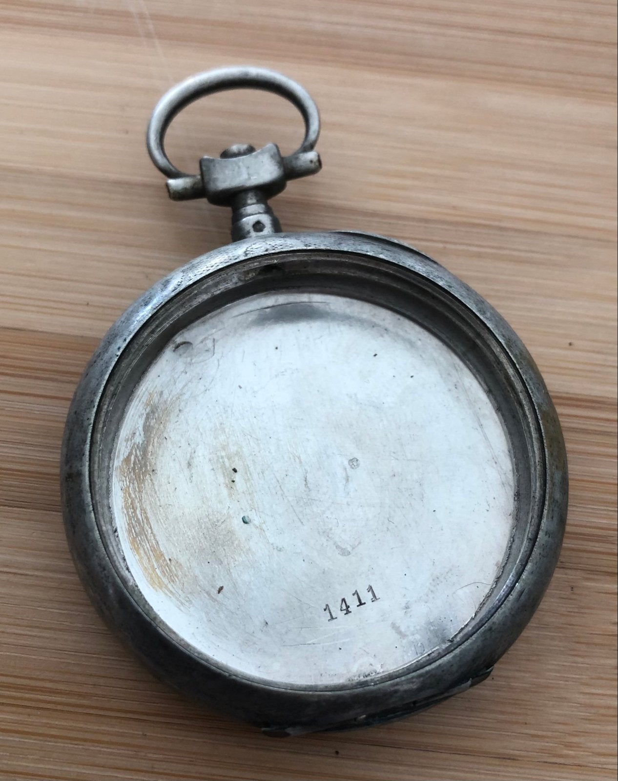 Antiek Zilveren Medaillon 925 met Gravering, Sieraden, Tassen en Uiterlijk, Horloges | Antiek, Ophalen of Verzenden, Zilver, Overige merken