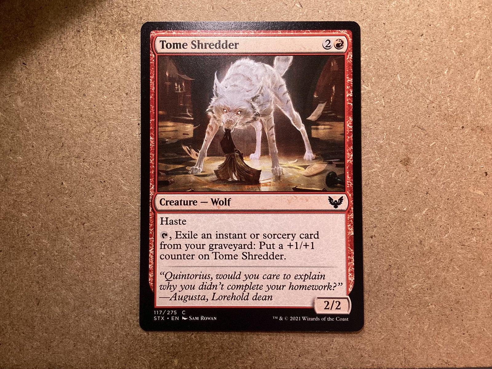 1x Tome Shredder [117/275] (Near Mint), Ophalen of Verzenden, Zo goed als nieuw, Losse kaart