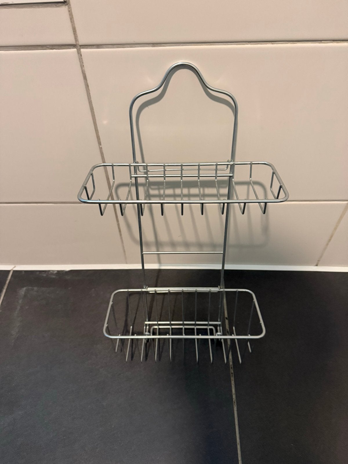 Gratis Douche-accessoire: Handige metalen doucherekje, Ophalen, Gebruikt, Zilver, Douche-accessoire