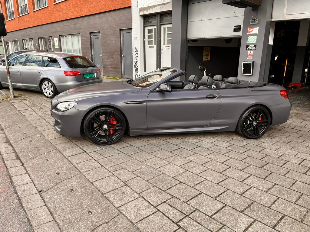 BMW 6-Serie 640D Cabrio 3.0 230KW MATGRIJS, Automaat, Achterwielaandrijving, Cabriolet, 4 stoelen